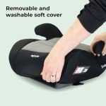 My Babiie Booster Lite R129 Car Seat - Black & Grey