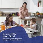 Chicco Portable Adjustable Booster Seat - Dark Grey