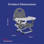 Chicco Portable Adjustable Booster Seat - Dark Grey