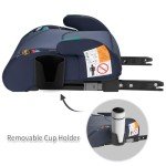 ISOFIX Booster Seat for Kids 3-12 Years - Navy