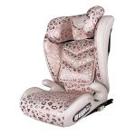 Blush Leopard Highback Booster Car Seat - ISOFIX