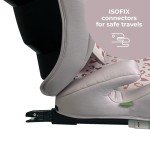 Blush Leopard Highback Booster Car Seat - ISOFIX