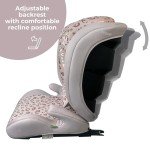 Blush Leopard Highback Booster Car Seat - ISOFIX