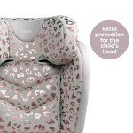 Blush Leopard Highback Booster Car Seat - ISOFIX
