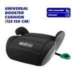 Sparco i-Size Booster Seat Black and Grey 125-150 cm