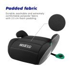 Sparco i-Size Booster Seat Black and Grey 125-150 cm