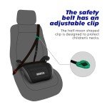 Sparco i-Size Booster Seat Black and Grey 125-150 cm