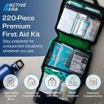Premium 220-Piece Automotive First Aid Kit