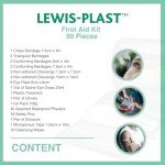 Lewis-Plast 90-Piece Premium First Aid Kit
