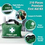 Premium 210-Piece First Aid Kit for Any Adventure
