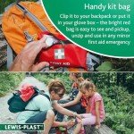 92-Piece Automotive First Aid Kit for Emergencies