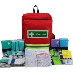 EVAQ8 First Aid Kit in Red Rucksack