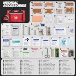 214-Piece Compact First Aid Kit for Any Emergency