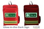 EVAQ8 First Aid Kit in Red Rucksack