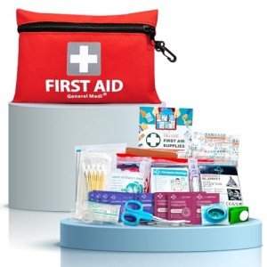 110-Piece Travel First Aid Kit for Outdoor Use
