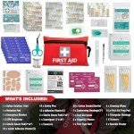 110-Piece Travel First Aid Kit for Outdoor Use