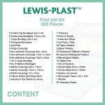 Lewis-Plast Medical Emergency Kit - 309 Pieces