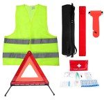 Complete Car Emergency Kit with Safety Tools
