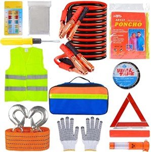 12-in-1 Emergency Car Kit with Safety Gear