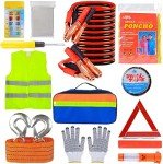12-in-1 Emergency Car Kit with Safety Gear