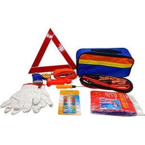 11-in-1 Emergency Auto Tool Kit with Storage