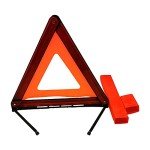 Faltbares Warndreieck Set mit Sicherheitshammer