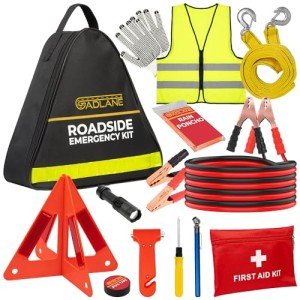 GADLANE Emergency Auto Kit with Warning Triangle