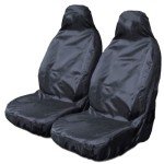Universal Waterproof Front Seat Covers - Black