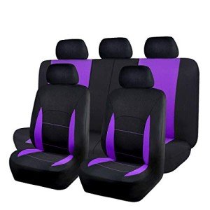 Universal Automotive Seat Cover Set (Purple)