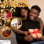 Xtremeauto Front Seat Covers Set - Black, Waterproof