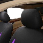 Universal Automotive Seat Cover Set (Purple)