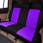 Universal Automotive Seat Cover Set (Purple)
