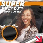 Xtremeauto® Waterproof Front Seat Covers - Universal Fit