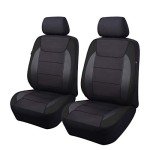 Universal Black Mesh Car Seat Covers - Airbag Compatible