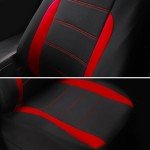 AUTOYOUTH Universal Fit Front Seat Covers - Red