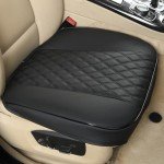 Black Panther PU Leather Car Seat Cover, Black