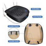 2 Pack Black PU Leather Car Seat Covers