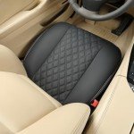 Black Panther PU Leather Car Seat Cover, Black