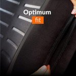 Stylish Black and Grey Car Seat Covers Set