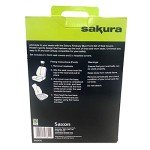 Sakura Finsbury Universal Front Seat Covers - Black/Blue