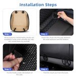 2 Pack Black PU Leather Car Seat Covers