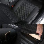 Luxury Black Panther Front Seat Cover for All Seasons