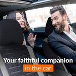 Stylish Black and Grey Car Seat Covers Set