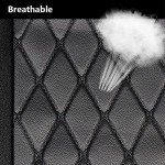 2 Pack Black PU Leather Car Seat Covers