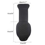 Luxury Black Panther Front Seat Cover for All Seasons