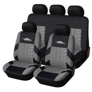 AUTOYOUTH Tire Tracks Car Seat Covers Full Set