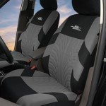 AUTOYOUTH Tire Tracks Car Seat Covers Full Set