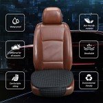 ZATOOTO Universal Soft Car Seat Covers - 2PCS Black