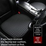 ZATOOTO Universal Soft Car Seat Covers - 2PCS Black