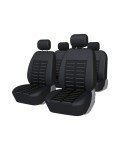 Universal 9-Piece Car Seat Cover Set - Black